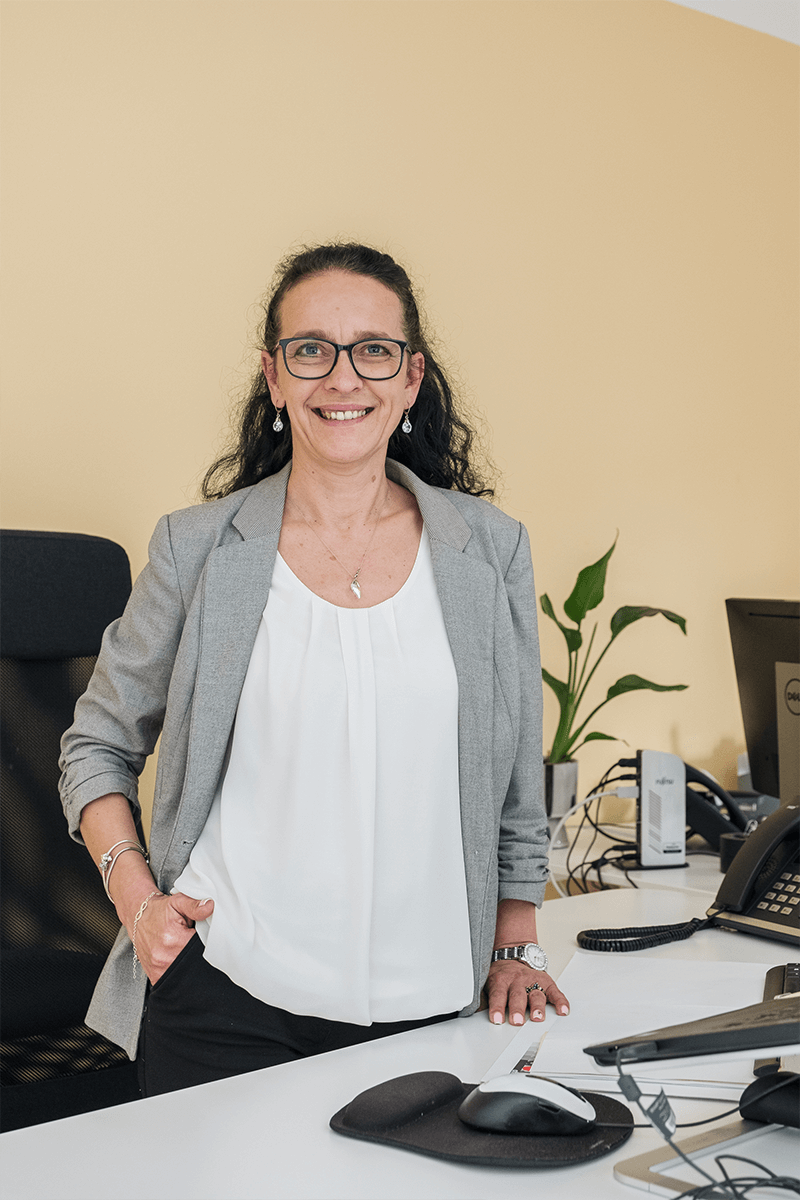 Porträt von Marika Daehne, Ansprechpartnerin beim Pflegedienst Lichtenberg